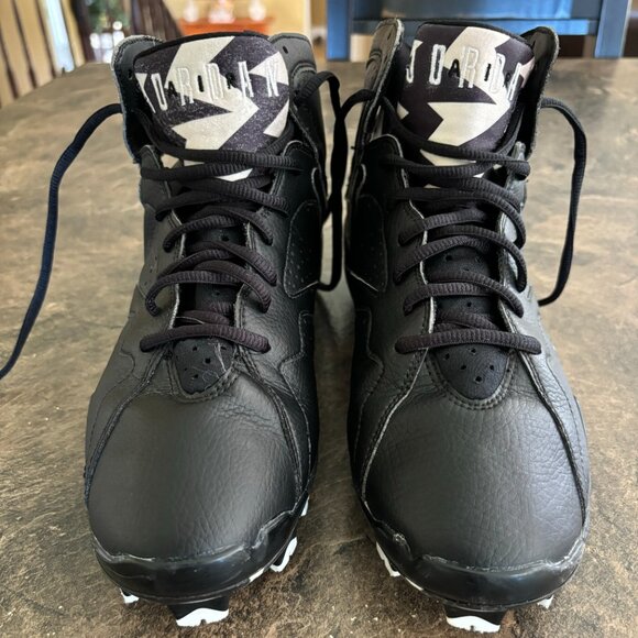 Nike Air Jordan Retro VII Oreo MCVS Baseball Softball Cleats - Picture 6 of 7
